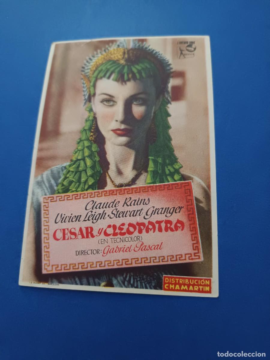 Cine: PROGRAMA DE CINE CESAR Y CLEOPATRA STEWART GRANGER - Foto 1