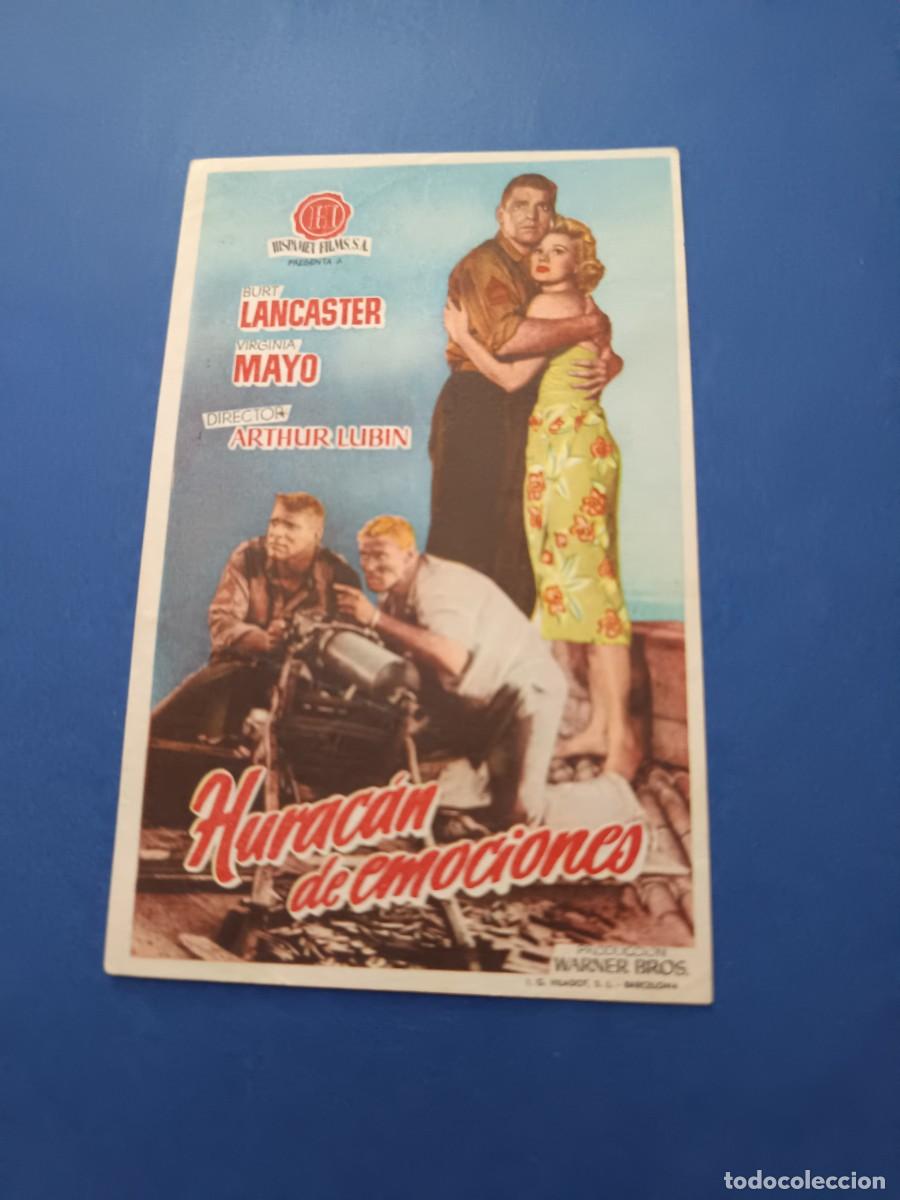 Cine: PROGRAMA DE CINE HURACAN DE EMOCIONES BURT LANCASTER