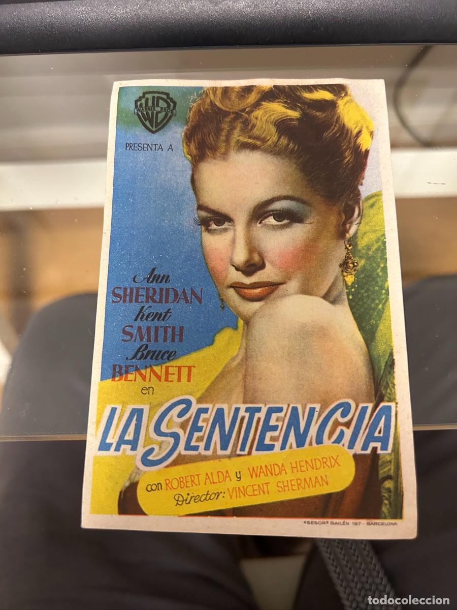 Cine: &ordm;1459 la sentencia cine capitol santiago de compostela con publicidad buen estado