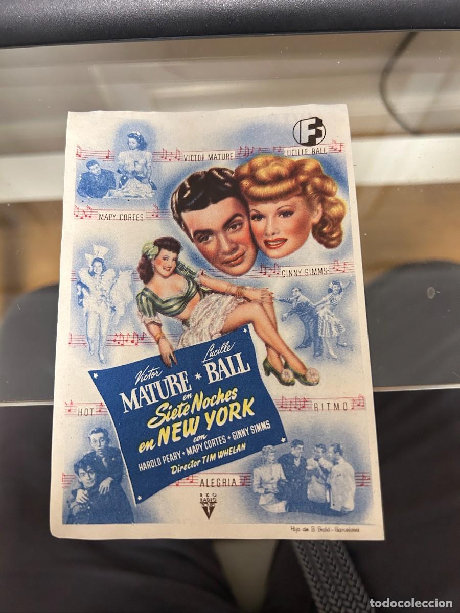 Cine: &ordm;1480 SIETE NOCHES EN NEW YORK SIN PUBLICIDAD BUEN ESTADO