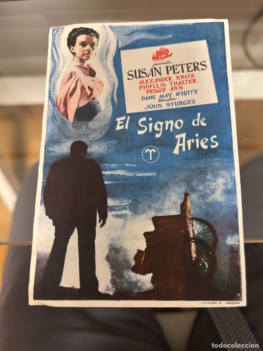 Cine: &ordm;1481 EL SIGNO DE ARIES SIN PUBLICIDAD BUEN ESTADO