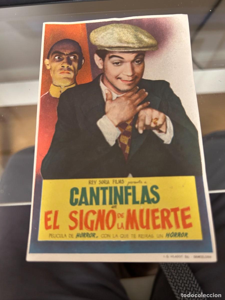 Cine: &ordm;1483 CANTINFLAS EL SIGNO DE LA MUERTE SELLO DE NOVELDA ALICANTE BUEN ESTADO