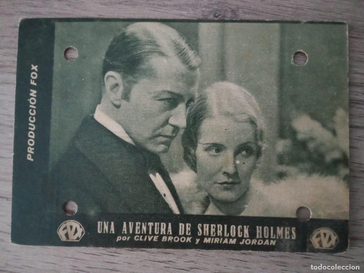 Cine: UNA AVENTURA DE SHERLOCK HOLMES, ATR&Aacute;S CLICH&Eacute; DE UN LOCO VERANO, EDDIE CANTOR, CINE NUEVO, 1933
