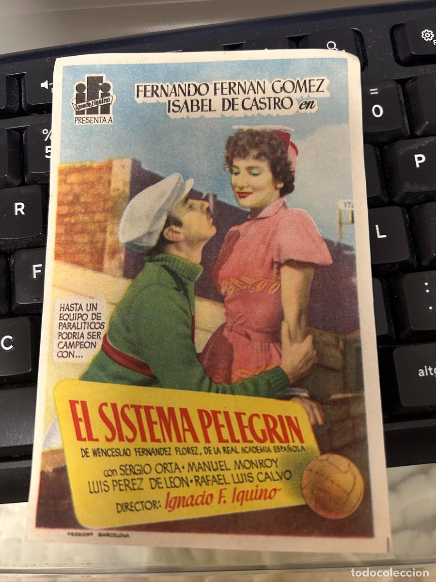 Cine: &ordm;1493 EL SISTEMA PELEGRIN FERNANDO FERNAN GOMEZ SELLO DE BARCELONA