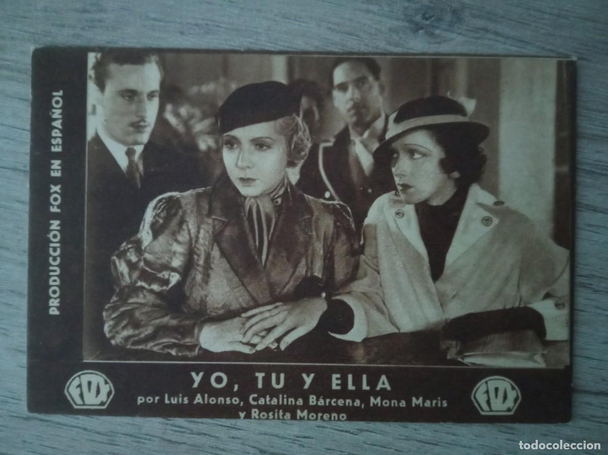 Cine: YO, T&Uacute; Y ELLA, LUIS ALONSO, CATALINA BARCENA