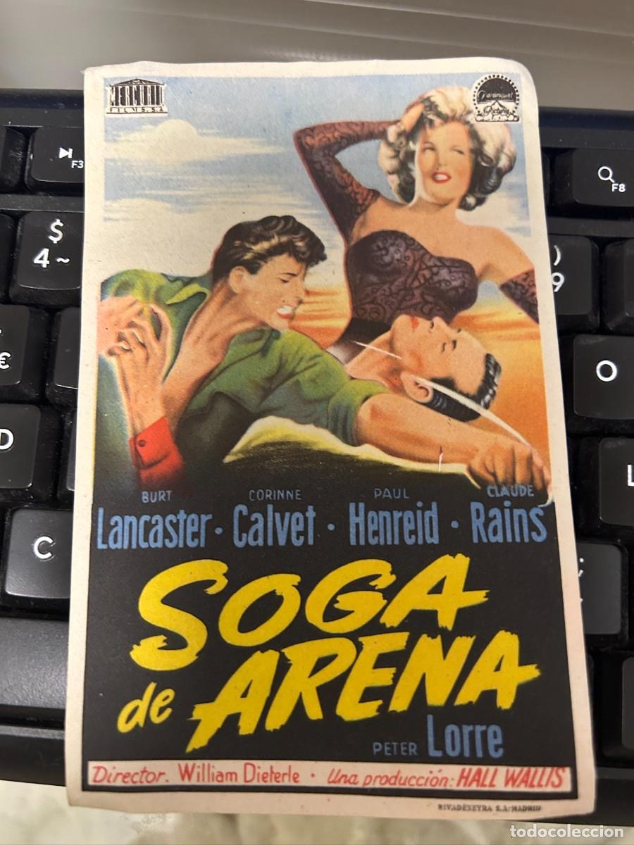 Cine: &ordm;1502 SOGA DE ARENA SELLO DE BARCELONA BUEN ESTADO