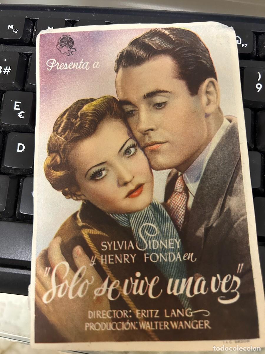 Cine: &ordm;1508 SOLO SE VIVE UNA VEZ SIN PUBLICIDAD BUEN ESTADO