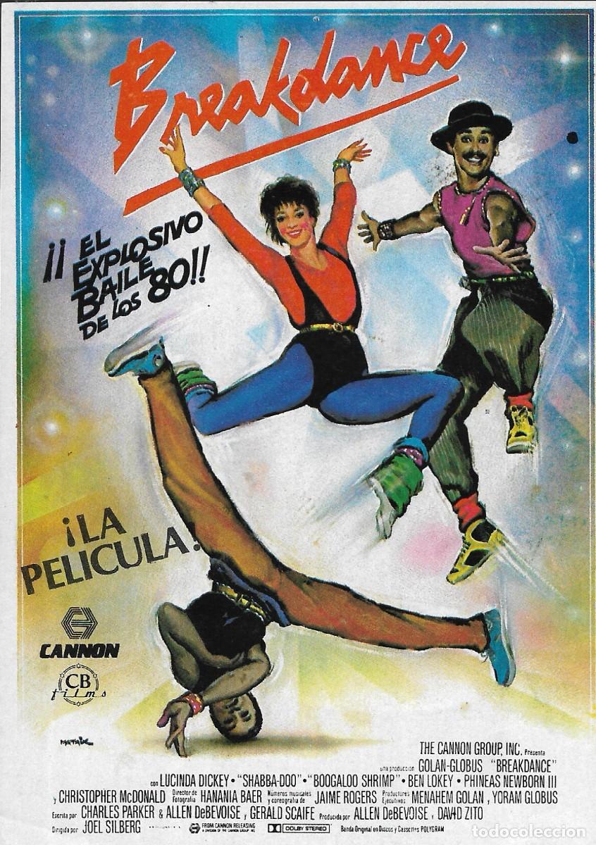 Cine: PROGRAMA DE CINE - BREAKDANCE - 1984 - SIN PUBLICIDAD.