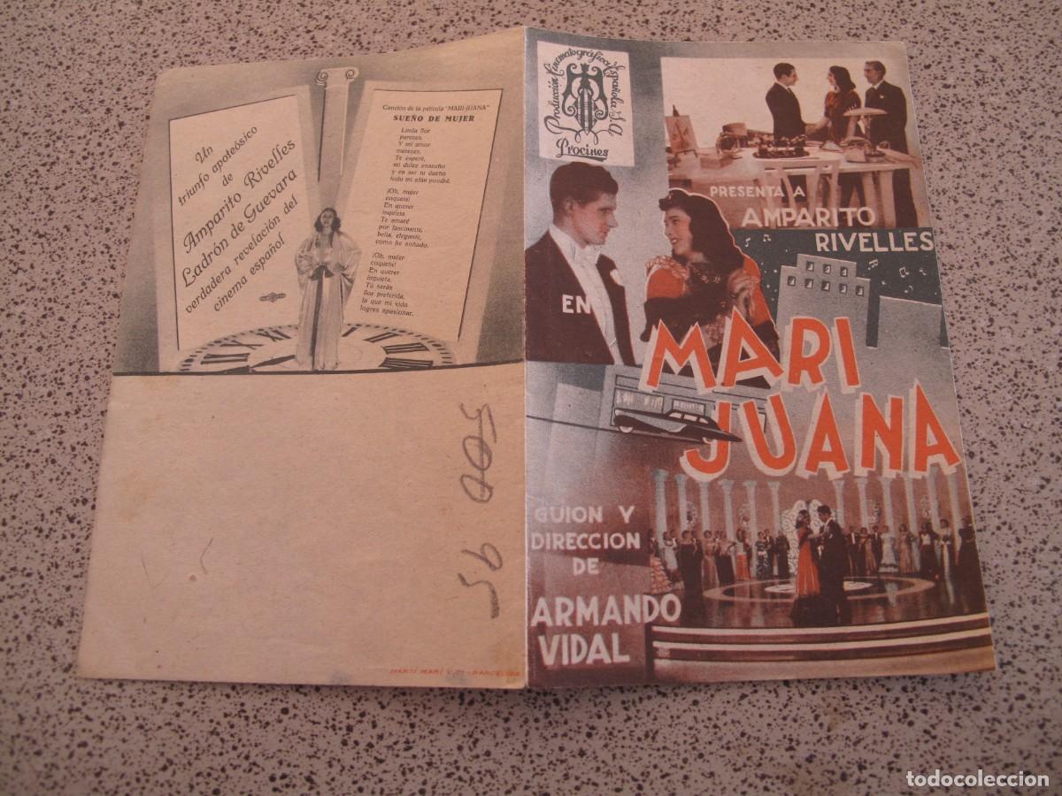  Flyers Publicitaires de films Anciens: PROGRAMA DE MANO ORIGINAL EL DE LA FOTO
