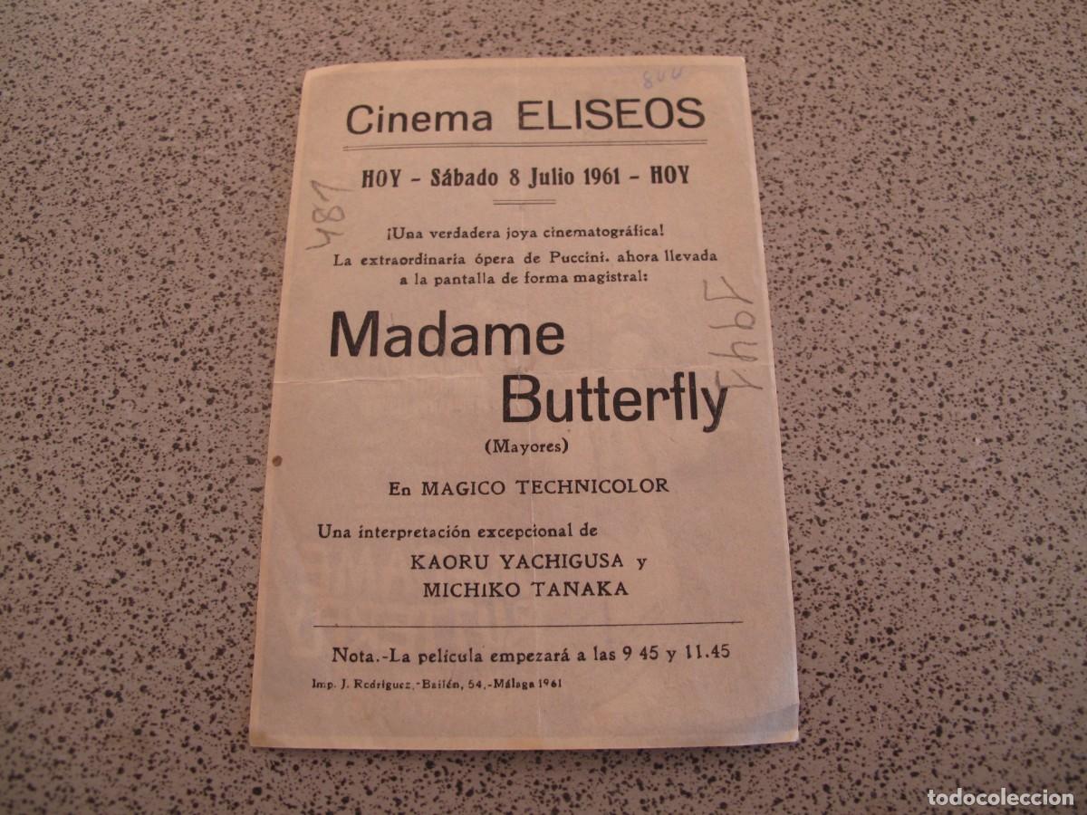 Cine: PROGRAMA DE MANO ORIGINAL EL DE LA FOTO - Foto 2