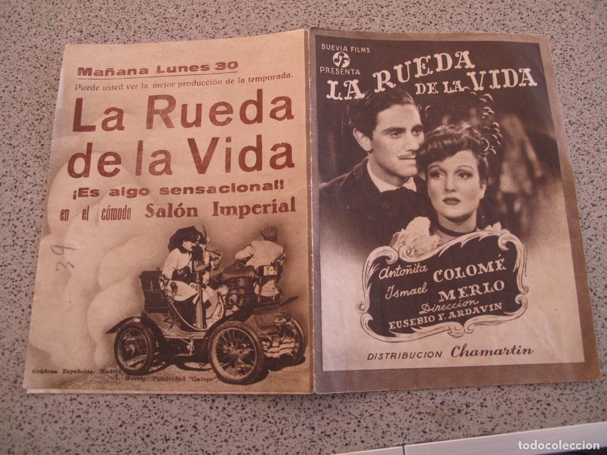  Flyers Publicitaires de films Anciens: PROGRAMA DE MANO ORIGINAL EL DE LA FOTO