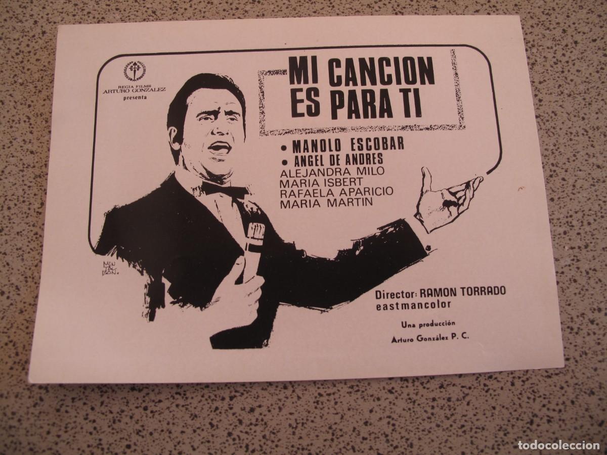  Flyers Publicitaires de films Anciens: PROGRAMA DE MANO ORIGINAL EL DE LA FOTO