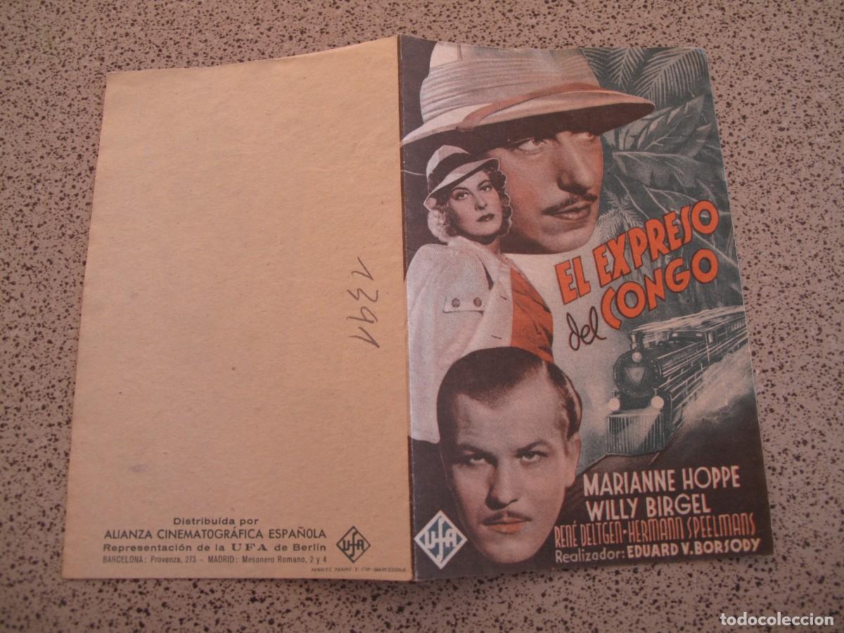  Flyers Publicitaires de films Anciens: PROGRAMA DE MANO ORIGINAL EL DE LA FOTO