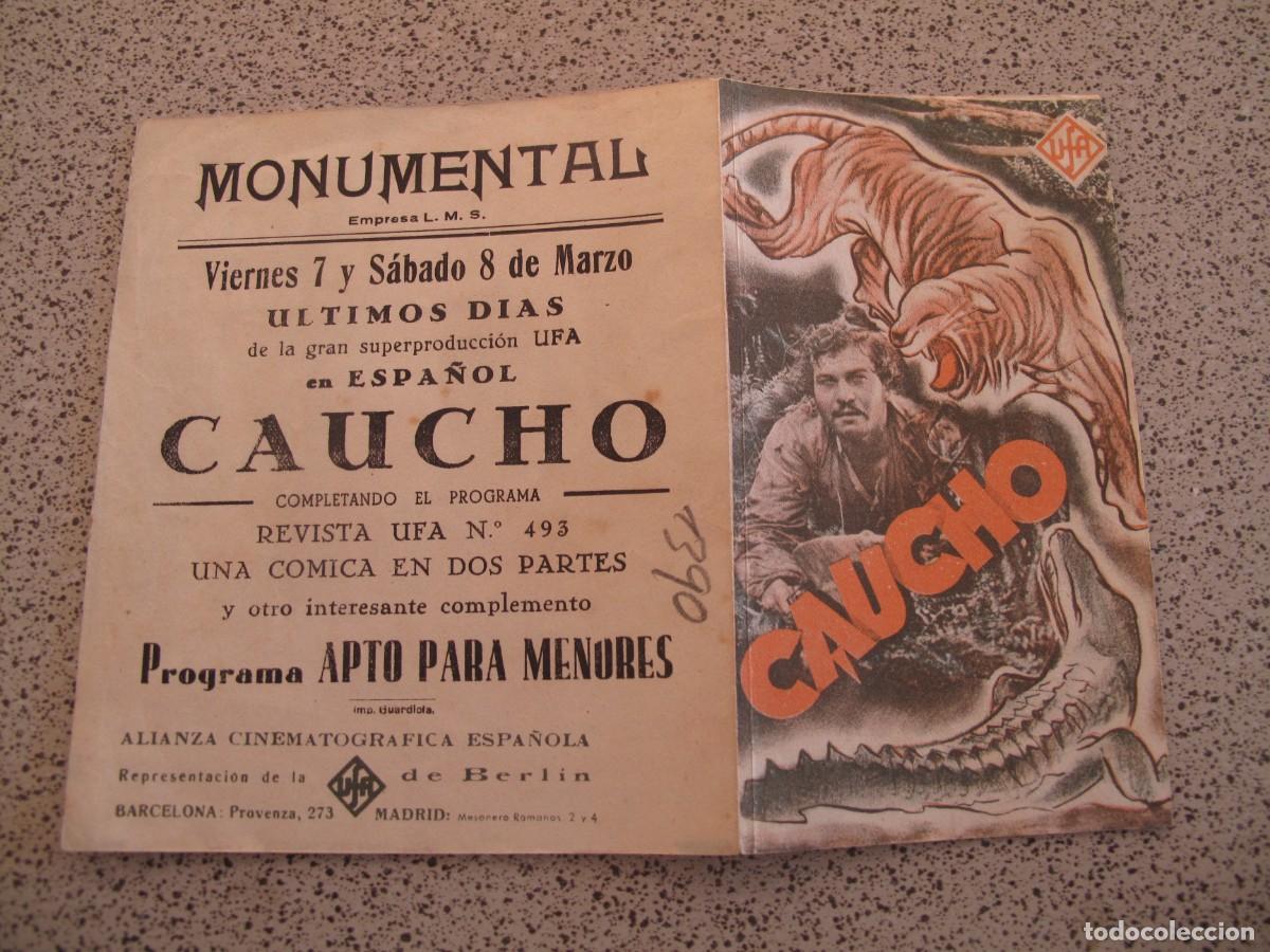  Flyers Publicitaires de films Anciens: PROGRAMA DE MANO ORIGINAL EL DE LA FOTO