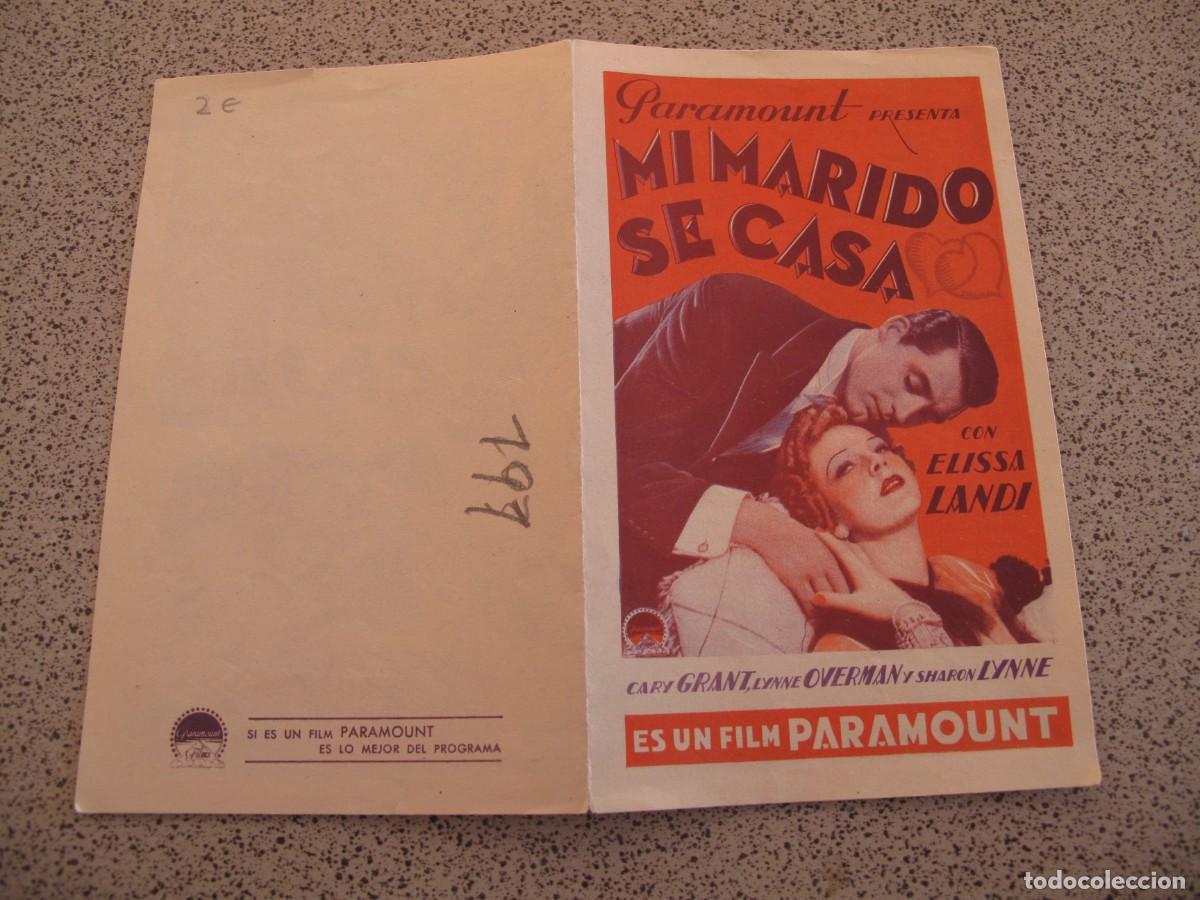  Flyers Publicitaires de films Anciens: PROGRAMA DE MANO ORIGINAL EL DE LA FOTO