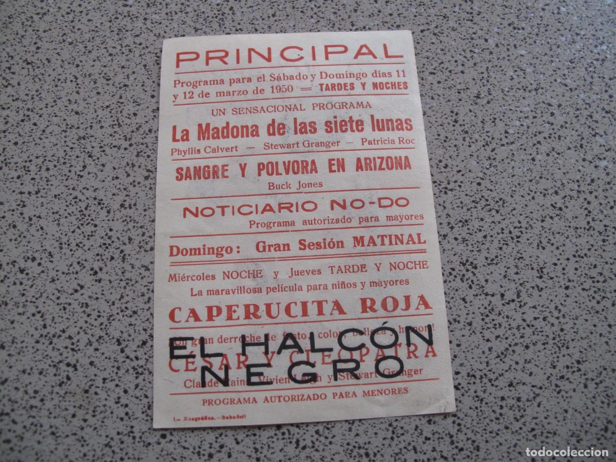 Cine: PROGRAMA DE MANO ORIGINAL EL DE LA FOTO - Foto 2