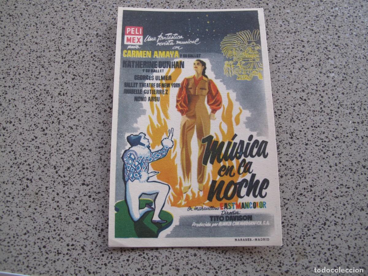 Cine: PROGRAMA DE MANO ORIGINAL EL DE LA FOTO