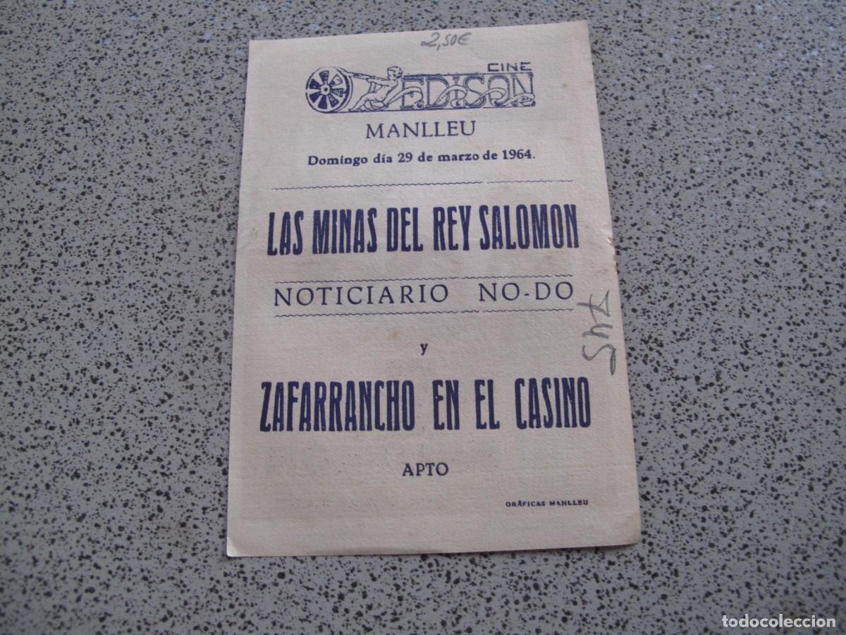 Cine: PROGRAMA DE MANO ORIGINAL EL DE LA FOTO - Foto 2