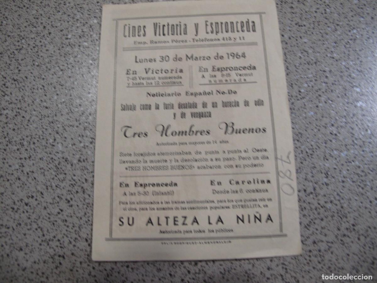 Cine: PROGRAMA DE MANO ORIGINAL EL DE LA FOTO - Foto 2