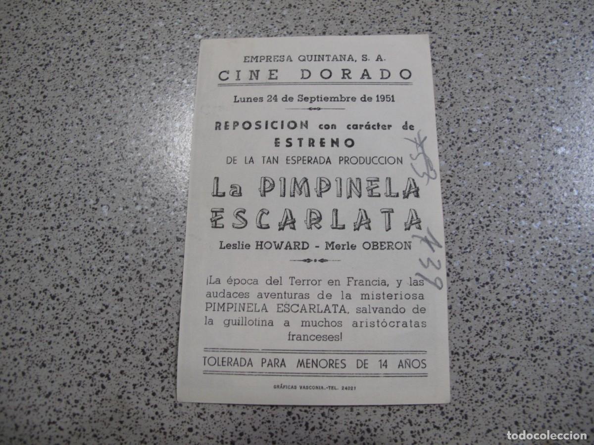 Cine: PROGRAMA DE MANO ORIGINAL EL DE LA FOTO - Foto 2