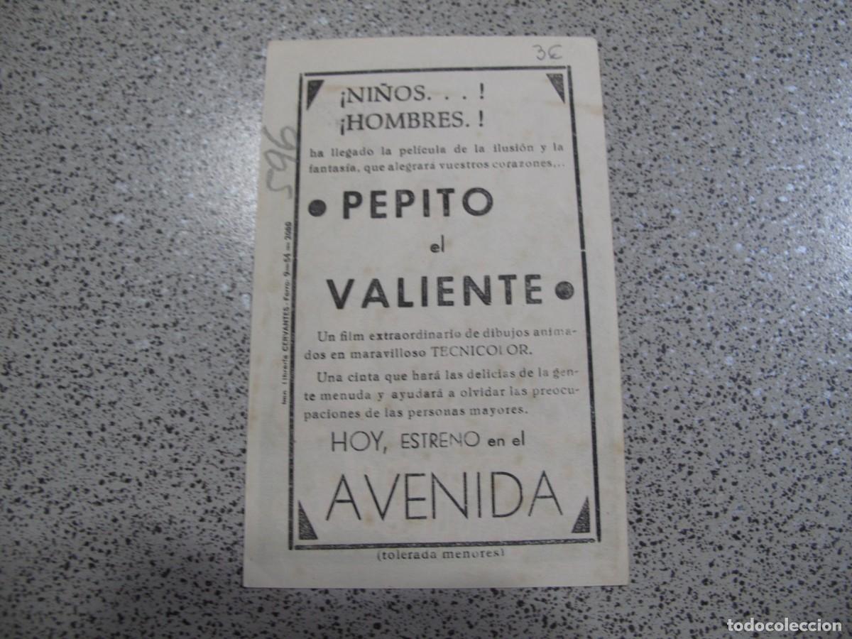Cine: PROGRAMA DE MANO ORIGINAL EL DE LA FOTO - Foto 2