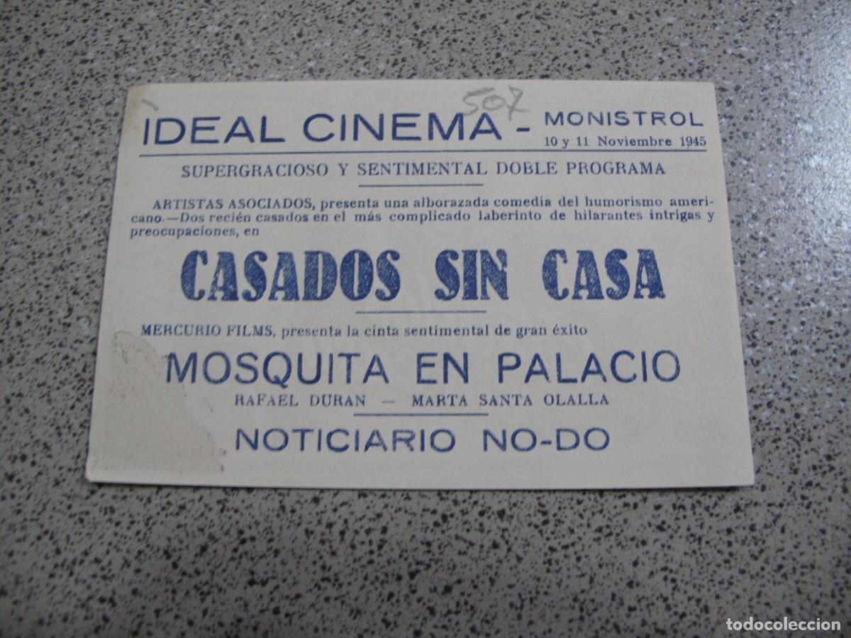 Cine: PROGRAMA DE MANO ORIGINAL EL DE LA FOTO - Foto 2