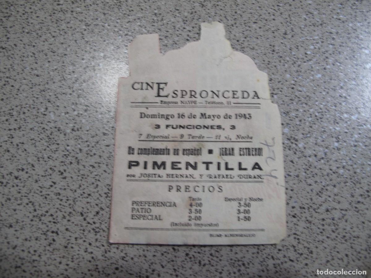 Cine: PROGRAMA DE MANO ORIGINAL EL DE LA FOTO - Foto 2