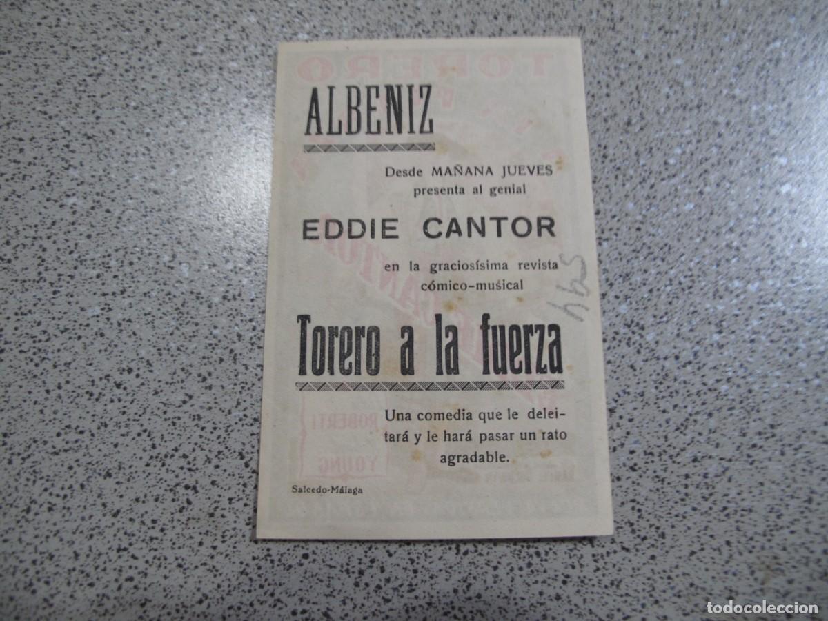 Cine: PROGRAMA DE MANO ORIGINAL EL DE LA FOTO - Foto 2