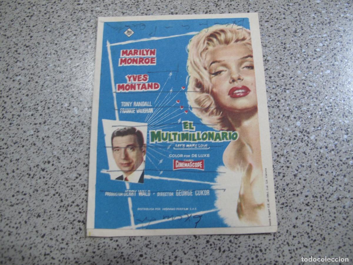 Cine: PROGRAMA DE MANO ORIGINAL EL DE LA FOTO