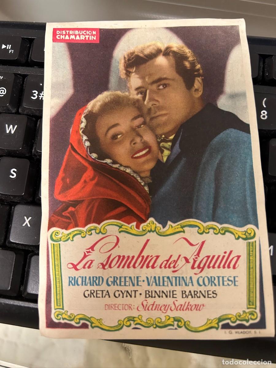Cine: &ordm;1512 LA SOMBRA DEL AGUILA CINE YAGO SANTIAGO DE COMPOSTELA CON PUBLICIDAD BUEN ESTADO
