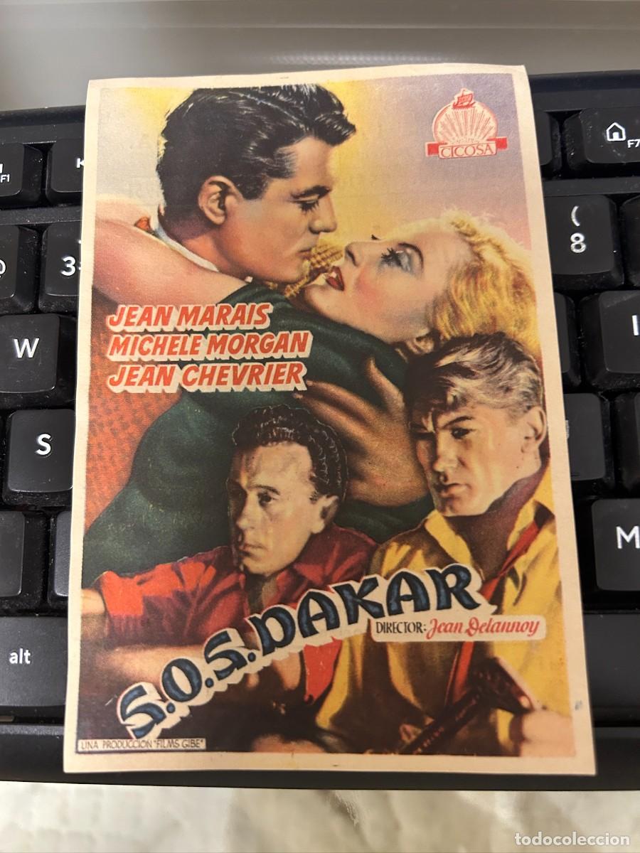Cine: &ordm;1520 S.O.S. DAKAR CINE ARENAS LICEO Y OTROS BARCELONA CON PUBLICIDAD BUEN ESTADO