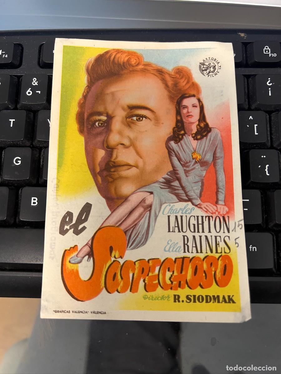 Cine: &ordm;1522 EL SOSPECHOSO CINE MARI LEON CON PUBLICIDAD BUEN ESTADO