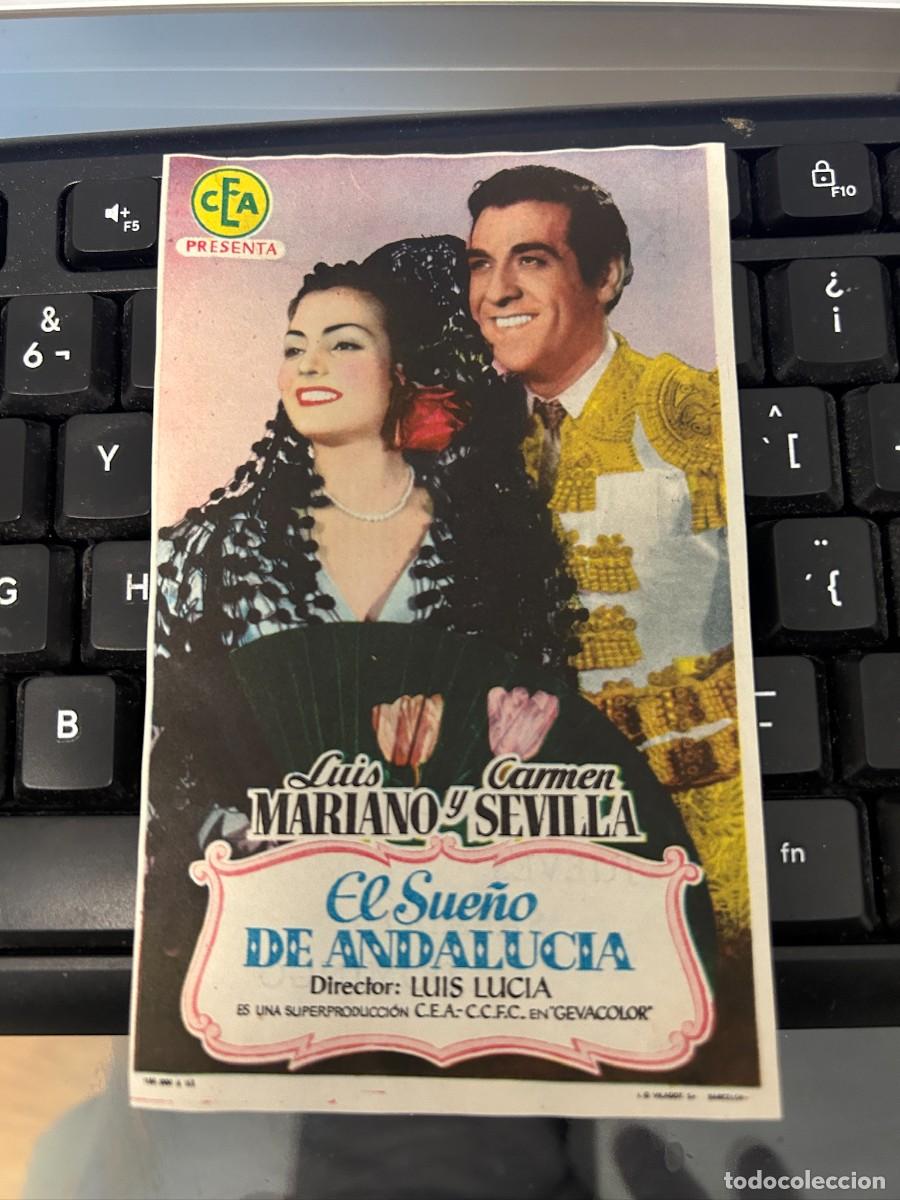 Cine: &ordm;1536 EL SUE&Ntilde;O DE ANDALUCIA CINE KURSAAL REUS CON PUBLICIDAD BUEN ESTADO