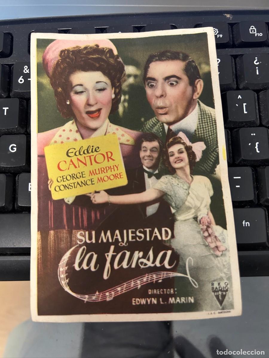 Cine: &ordm;1539 SU MAJESTAD LA FARSA CINE KURSAAL REUS CON PUBLICIDAD BUEN ESTADO