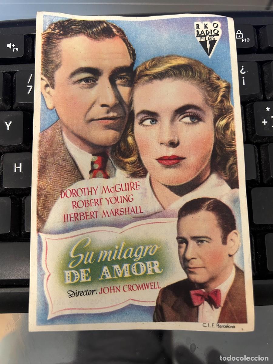 Cine: &ordm;1540 SU MILAGRO DE AMOR CINE MARI LEON CON PUBLICIDAD BUEN ESTADO