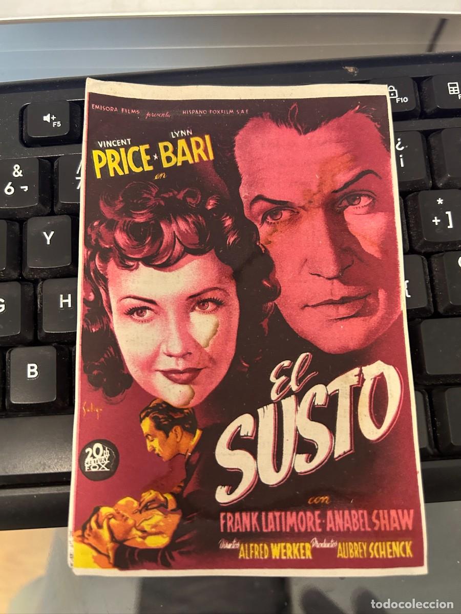 Cine: &ordm;1542 EL SUSTO COLISEO CASTILLA BURGOS CON PUBLICIDAD BUEN ESTADO