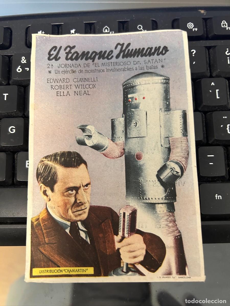 Cine: &ordm;1548 EL TANQUE HUMANO GRAN TEATRO LUGO CON PUBLICIDAD BUEN ESTADO