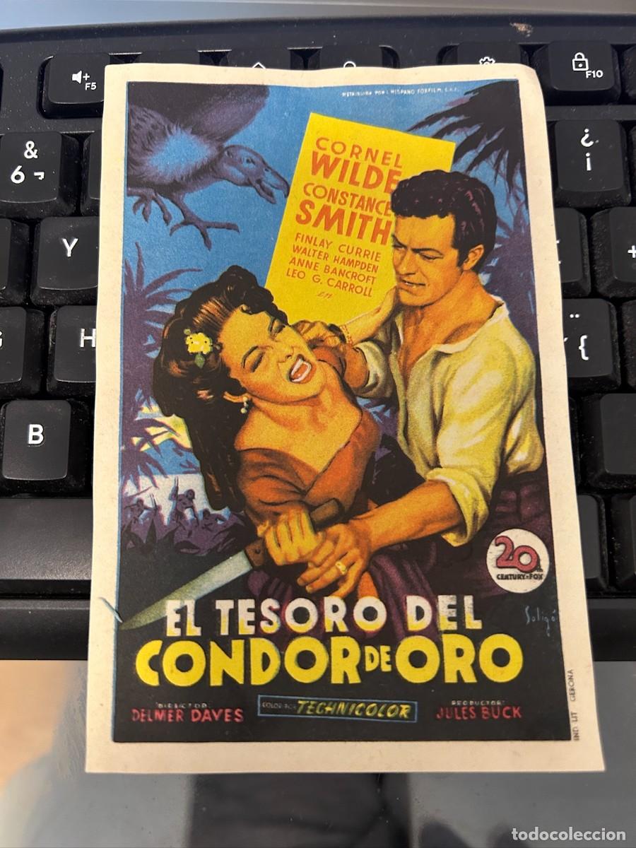 Cine: &ordm;1554 EL TESORO DEL CONDOR DE ORO SIN PUBLICIDAD BUEN ESTADO