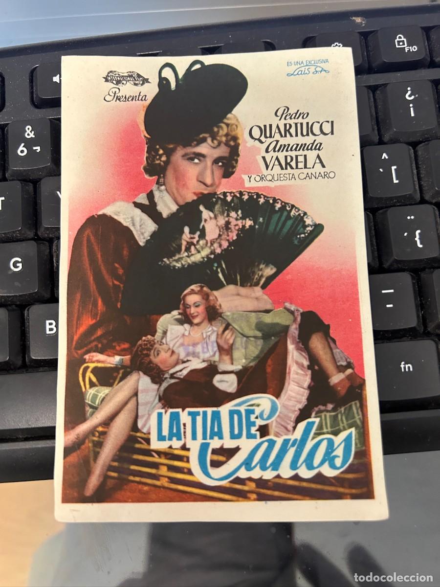Cine: &ordm;1558 LA TIA DE CARLOS SIN PUBLICIDAD BUEN ESTADO