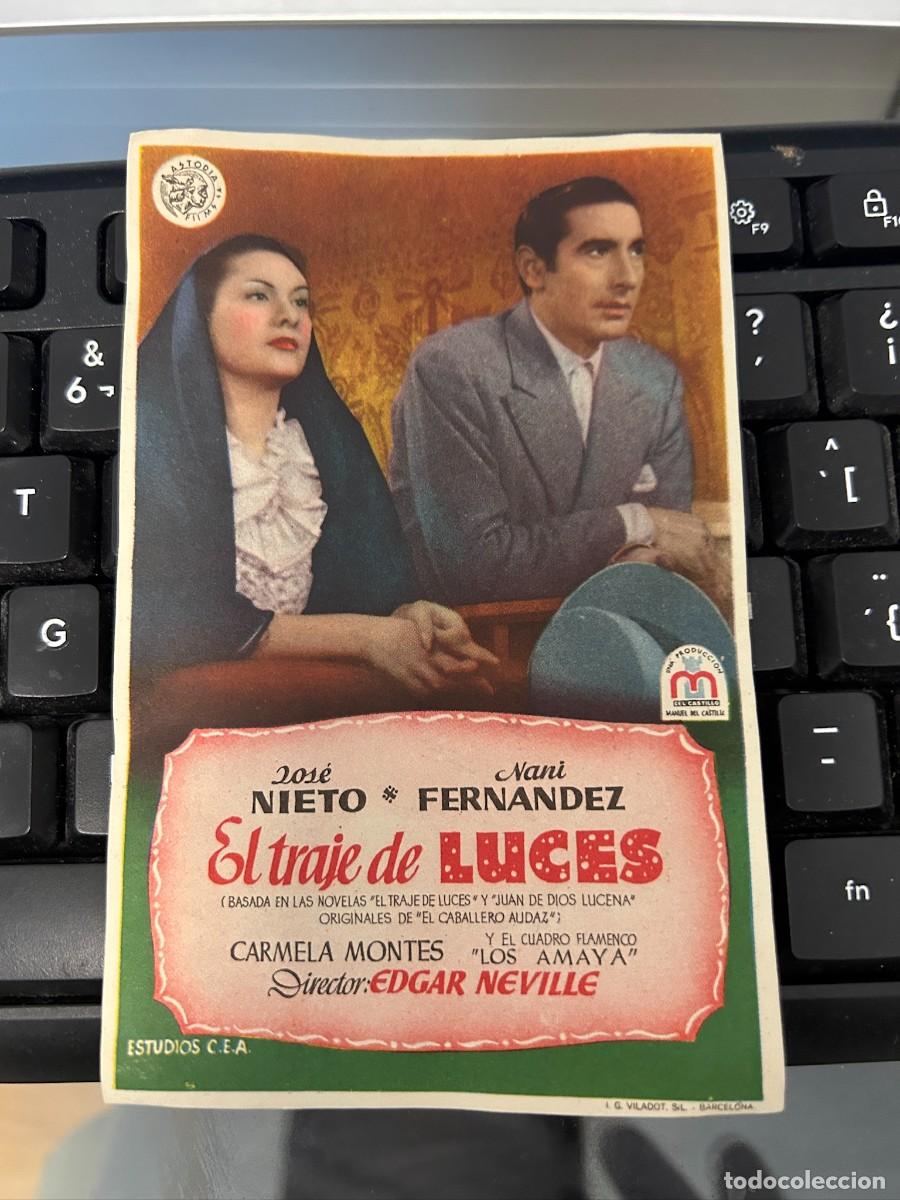Cine: &ordm;1566 EL TRAJE DE LUCES SIN PUBLICIDAD BUEN ESTADO