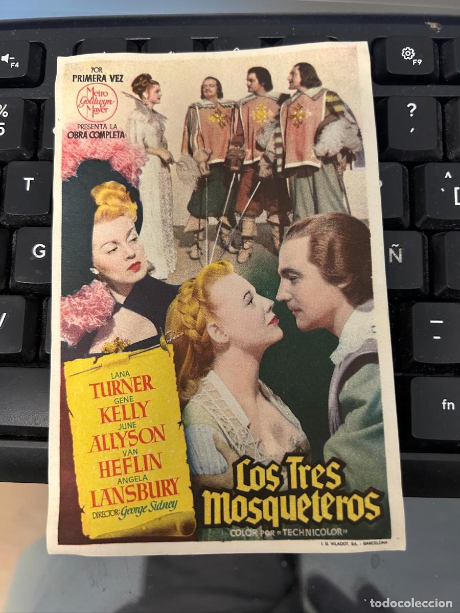 Cine: &ordm;1575 LOS TRES MOSQUETEROS SIN PUBLICIDAD BUEN ESTADO