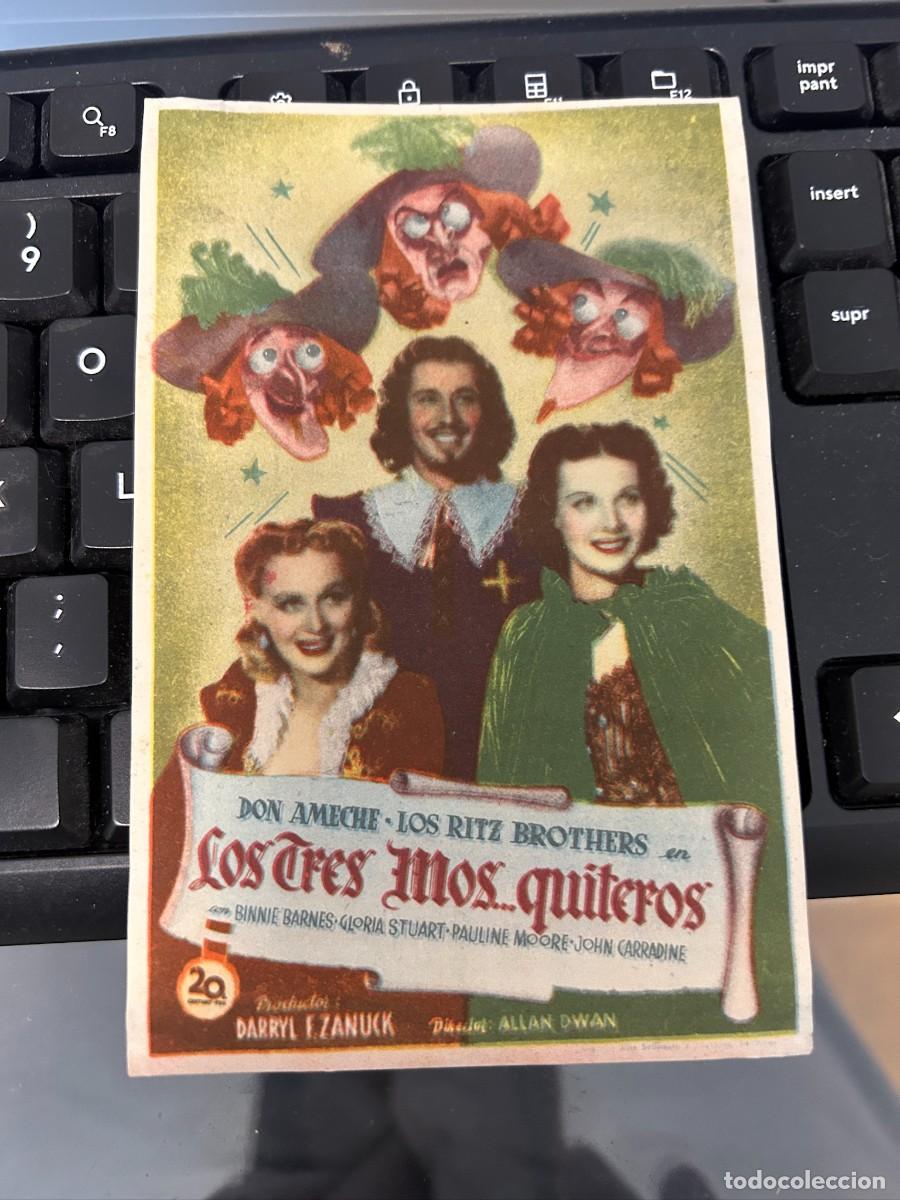Cine: &ordm;1576 LOS TRES MOSQUI..TEROS SIN PUBLICIDAD BUEN ESTADO
