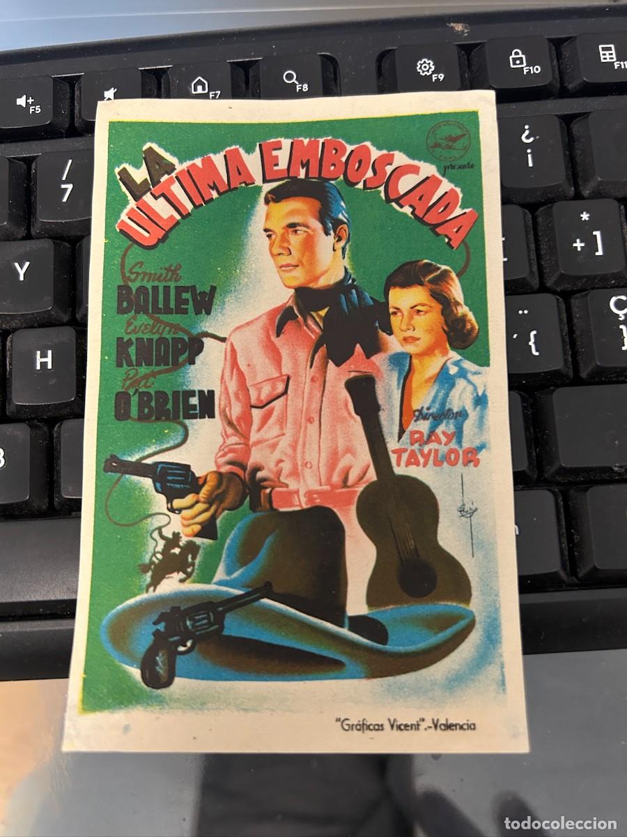 Cine: &ordm;1581 LA ULTIMA EMBOSCADA SIN PUBLICIDAD BUEN ESTADO