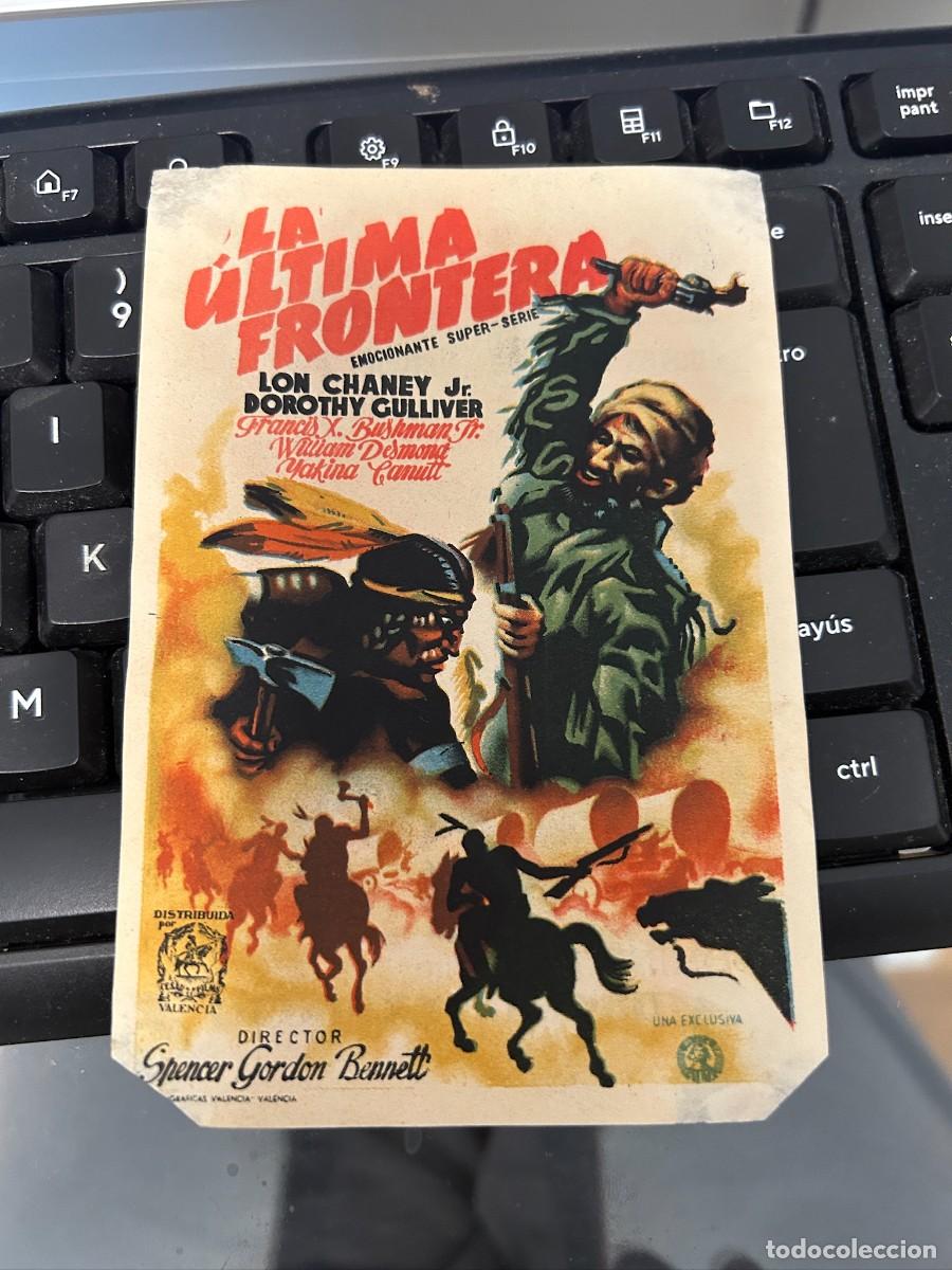 Cine: &ordm;1583 LA ULTIMA FRONTERA PRINCIPAL CINEMA NOVELDA CON PUBLICIDAD COMO SE VE