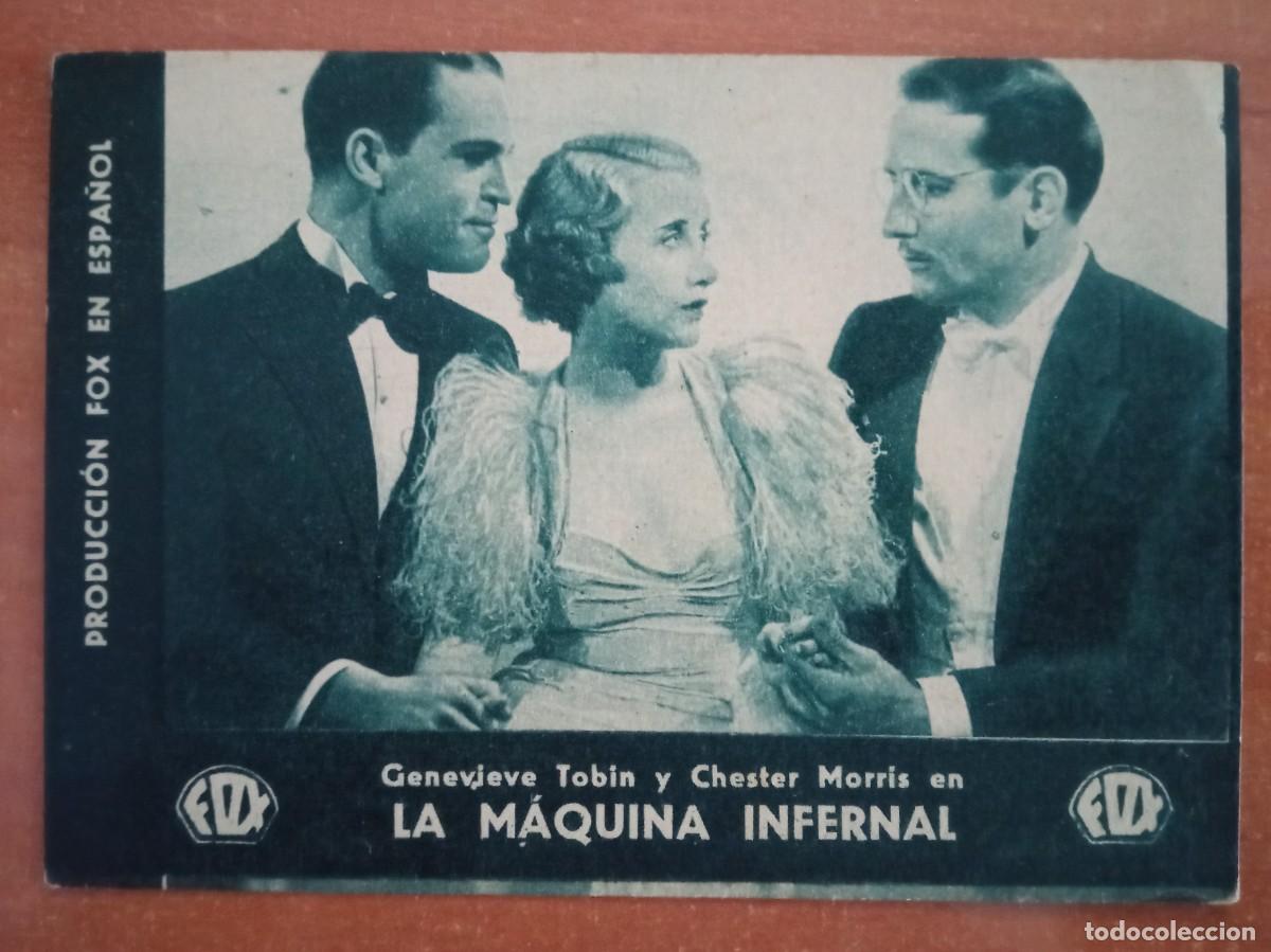 Cine: LA M&Aacute;QUINA INFERNAL, CHESTER MORRIS