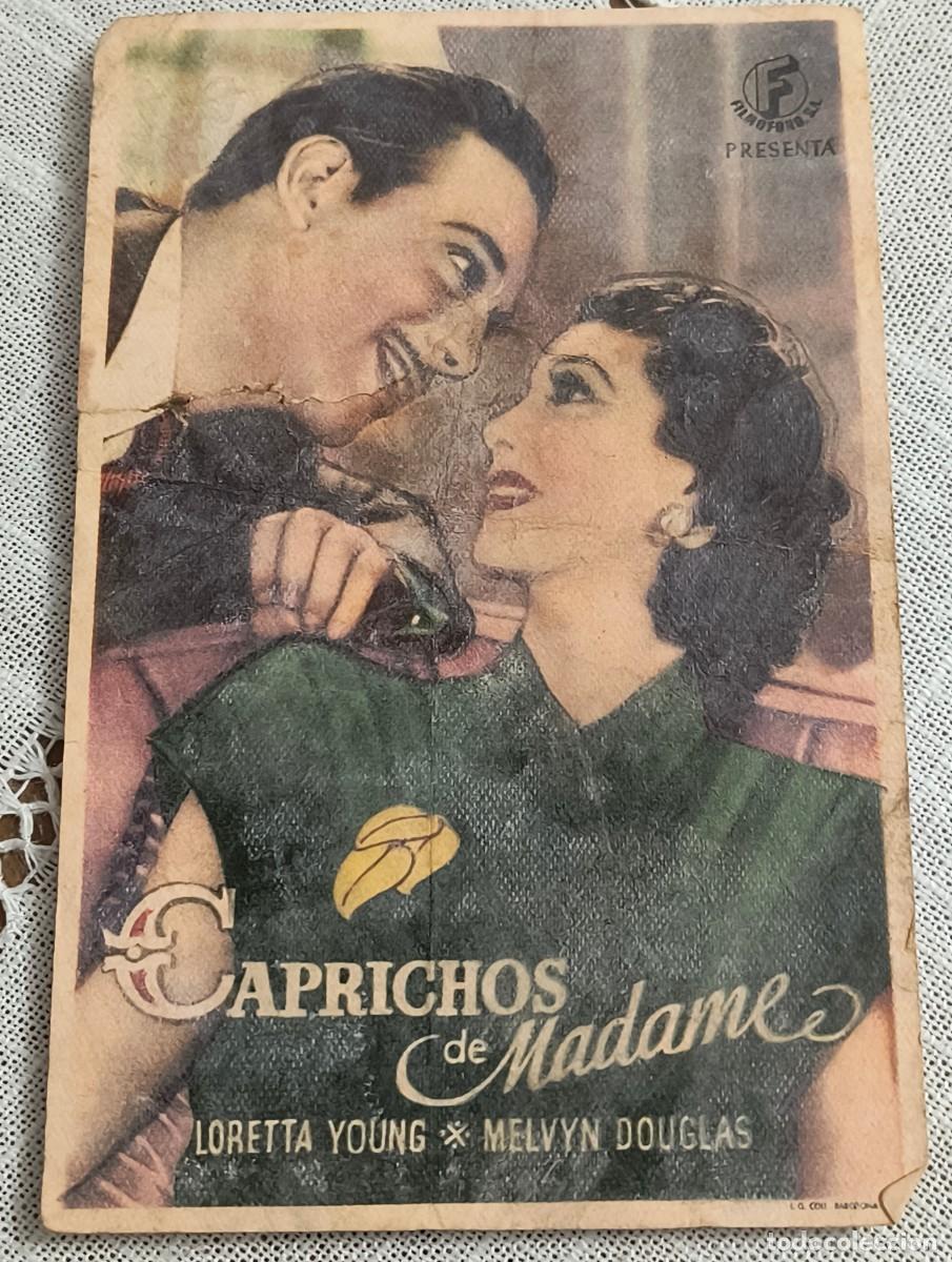 Cine: CINE FOLLETO DE MANO | CAPRICHOS DE MADAME - CINE LIDO