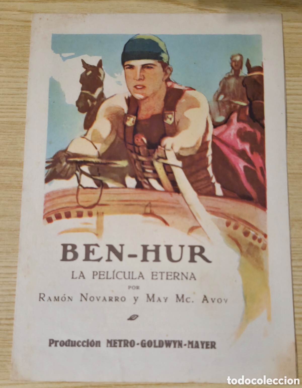 Cine: Antiguo programa de cine mudo Ben Hur A&ntilde;os 20 Cine Bergad&aacute;n de Berga