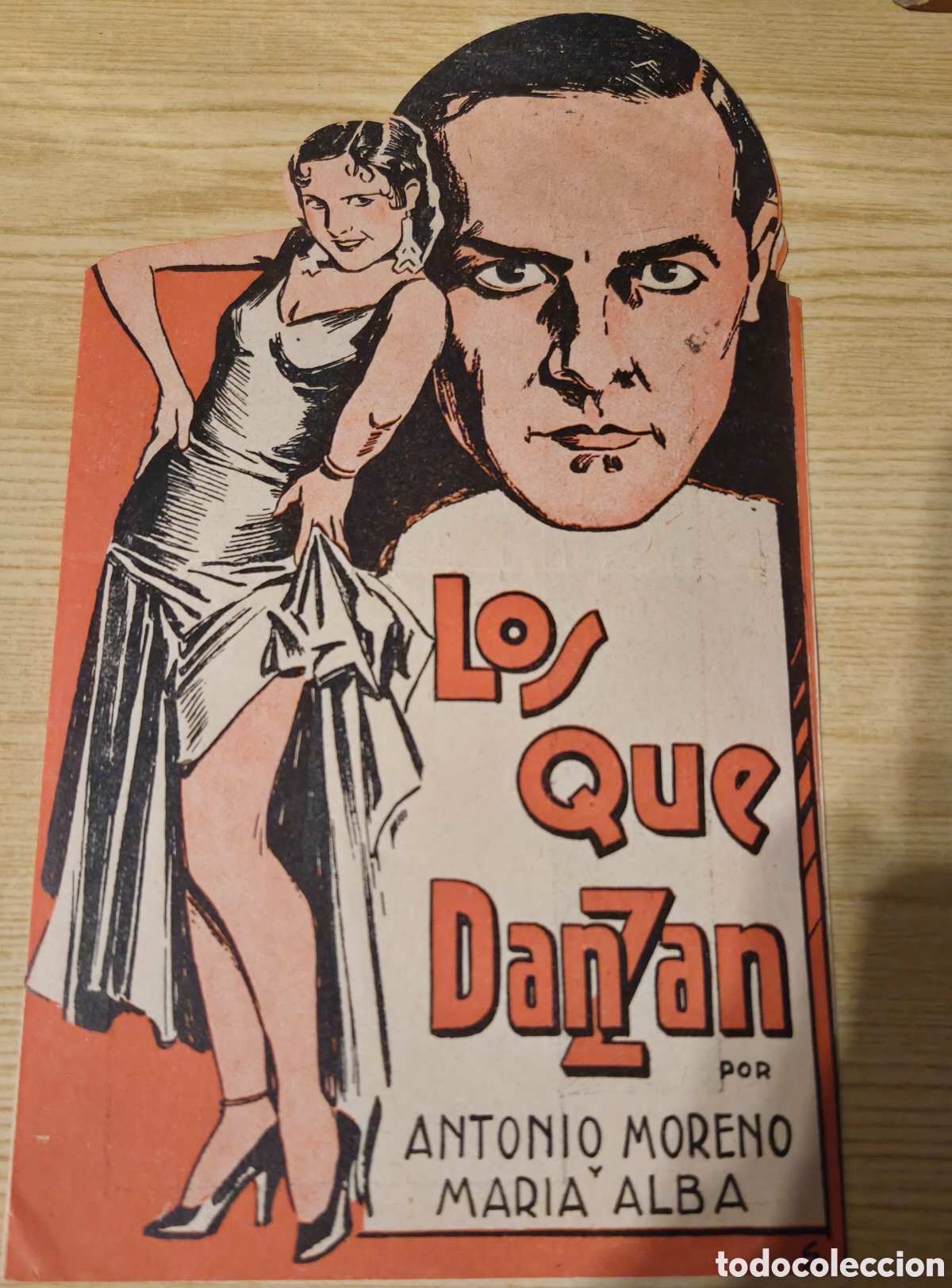 Cine: Antiguo programa de cine mudo Los que danzan A&ntilde;os 20 - Foto 1
