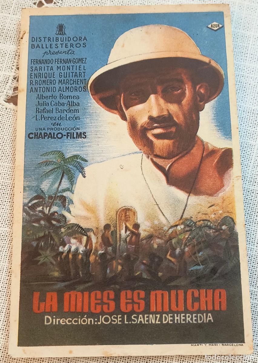 Cine: CINE FOLLETO DE MANO | LA MIES ES MUCHA - SARITA MONTIEL