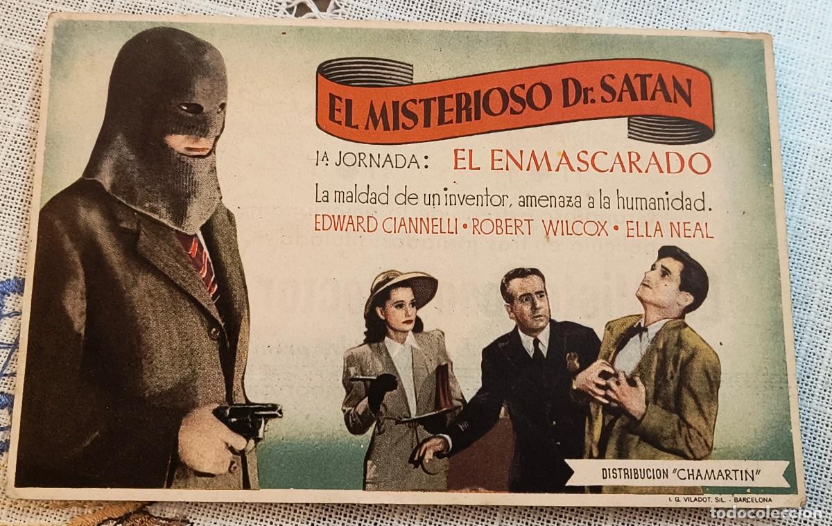 Cine: CINE FOLLETO DE MANO | EL MISTERIOSO DR. SAT&Aacute;N - CINE NOVEDADES